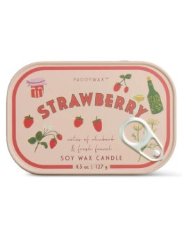 PADDYWAX - Bistro 4.5 oz Tin Candle - Strawberry