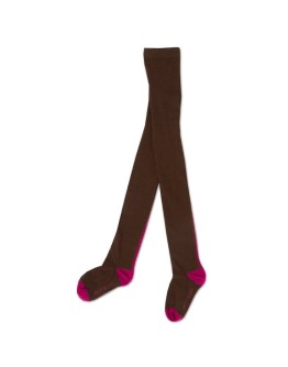 PETIT BLUSH - Tight Stripe - Brown with fuchsia stripe