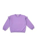PETIT BLUSH - Ruffle Sweater - English Lavender