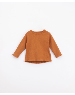 PLAY UP - Baby - T-shirt in organic cotton with shoulder opening | Illustration | Jar