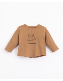 PLAY UP - Baby boy - T-shirt with mixture of natural and recycled fibres | Illustration