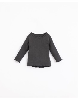 PLAY UP - Baby - T-shirt in organic cotton with shoulder opening | Illustration | Frame