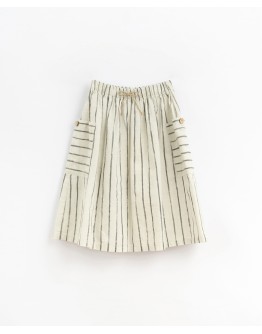 PLAY UP - Girl Fabric skirt with side pockets | Basketry