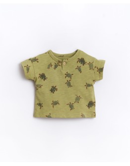 PLAY UP - Baby Boy - T-shirt in turtle print |Basketry