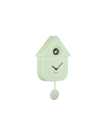 KARLSSON - Wall Clock Modern Cuckoo Metallic - Mint Green KARLSSON - Wall Clock Modern Cuckoo Metallic - Mint Green