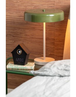 KARLSSON - Alarm Clock Riqueza Cuckoo LED - Black