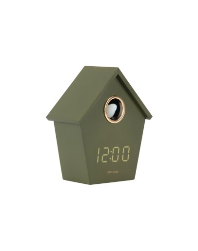 KARLSSON - Alarm Clock Riqueza Cuckoo LED - Luxury green KARLSSON - Alarm Clock Riqueza Cuckoo LED - Luxury green