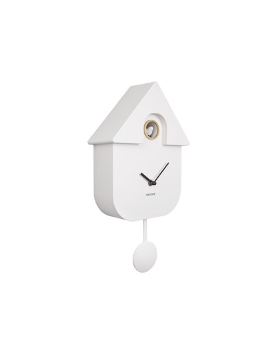 KARLSSON - Wall Clock Modern Cuckoo - White KARLSSON - Wall Clock Modern Cuckoo - White