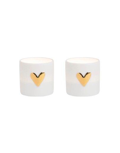 RÄDER - Light Hearts set of 2 pcs - Gold