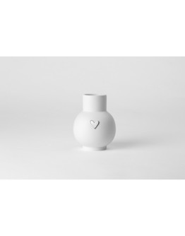 RÄDER - Ballvase Heart Silver