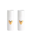 RÄDER -  Mini vases heart set of 2 pcs - Gold