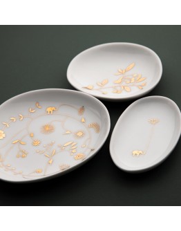 RÄDER - Bowl set Garden - Wonderland gold