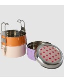 RICE - Round RVS Lunchbox Heart print RICE - Round RVS Lunchbox Heart print