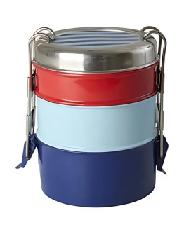 RICE - Round RVS Lunchbox Stripe print