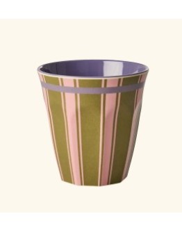 RICE - Medium Melamine Beker - Stripe Delight