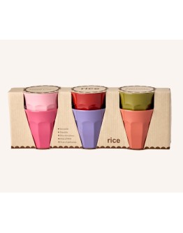 RICE - Medium Cups - Multicolor - 6-pack