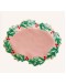 RICE - Melamine Xmas serving dish - Pink with Hawthorn edge