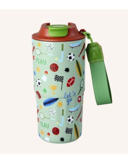 RICE - Stainless Steel Thermo Cup Sports print - Large