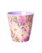 RICE - Medium Melamine Beker - Zacht roze - Daisy Dearest