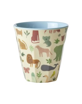 RICE - Medium Melamine Beker - Sweet Jungle Print
