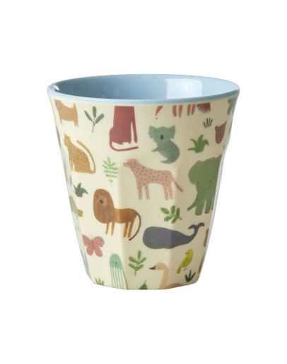 RICE - Medium Melamine Beker - Sweet Jungle Print