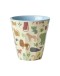 RICE - Medium Melamine Beker - Sweet Jungle Print