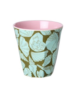 RICE - Medium Melamine Beker - Sea Shell Print