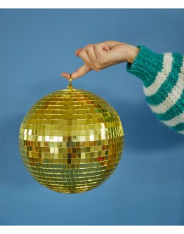 RICE - Large Disco Ball - Gold