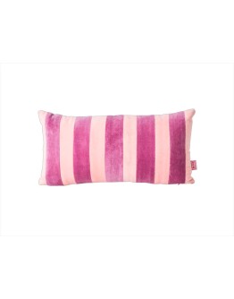 RICE - Kussen Small fluweel - Lila/roze
