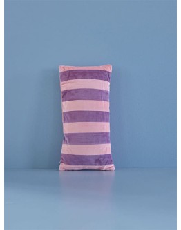 RICE - Kussen Small fluweel - Lila/roze