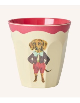 RICE - Medium Melamine Beker - Rood - Nathalie Lété Vol. 2 Print