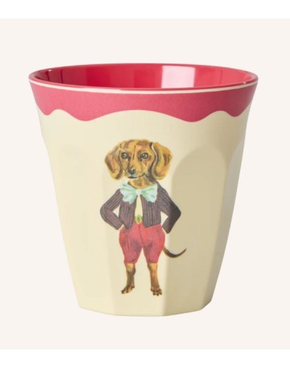 RICE - Medium Melamine Beker - Rood - Nathalie Lété Vol. 2 Print