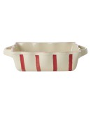 RICE - Ovenschaal Medium - Streep - Koraal