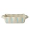 RICE - Ovenschaal Medium - Streep - Blauw