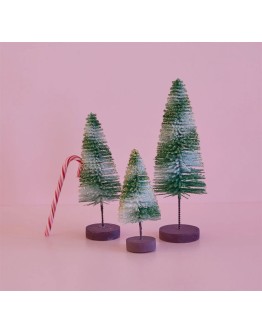 RICE - Bottle Brush Christmas Trees