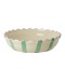 RICE - Ovenschaal Rond Large - Streep - Groen