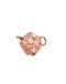 RICE - Theezak bordjes - Koraal - Alisson Flower Print