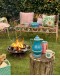 RICE - Thermoskan Vintage Blauw