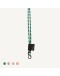 TINNE & MIA - Elia • Key lanyard extra long - Stripes green
