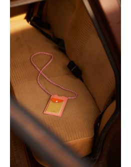 STICKY LEMON - Phone pouch • Coral pink • Wonders of the deep sea
