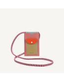 STICKY LEMON - Phone pouch • Coral pink • Wonders of the deep sea