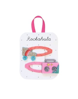 ROCKAHULA KIDS - Hair clips Roller Disco