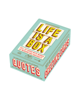 SNOR - Kaartenbox - Life is a box