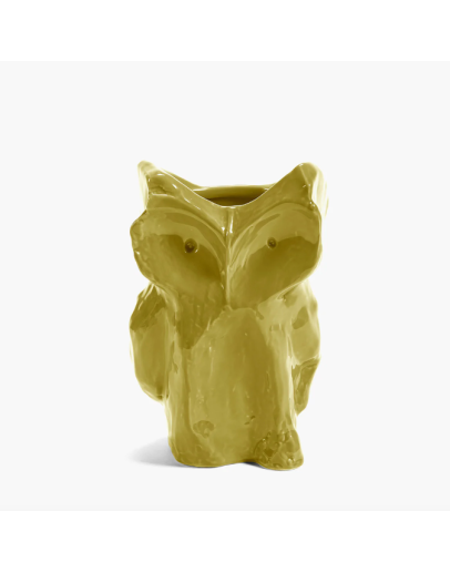 SERAX - Owl vase S - yellow After Midnight