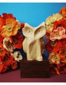 SERAX - Owl vase S - yellow After Midnight