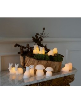 SIRIUS - Elvina Mushroom 2 PCS Wax - set van 2 - 10 cm