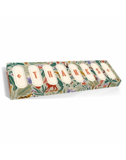 SNOR - Reep Melkchocolade Jungle 'THANKS' - 200 gr