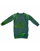 SNURK - Sweater Dress kids Green forest *LAATSTE MAAT 92*