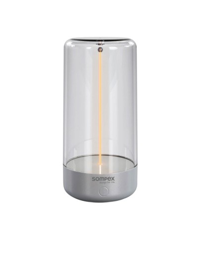 SOMPEX - PULSE oplaadbare tafellamp - Zilver