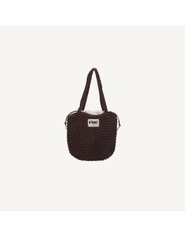 STICKY SIS CLUB - Crochet bag • chocolate